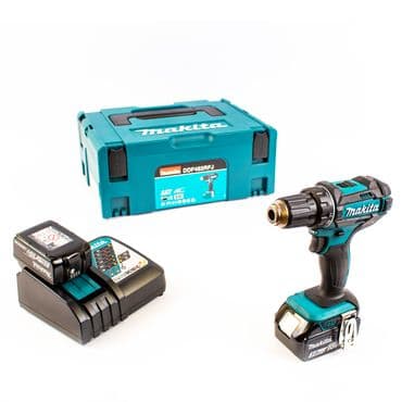 Makita Akku-Bohrschrauber 18V DDF482RFJ 2x 3,0 Ah Akkus + Lader im MAKPAC Gr. 2