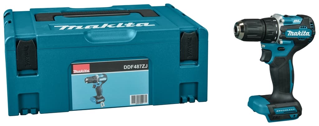 DDF487ZJ Akku-Bohrmaschine 18V ohne Akkus und Ladegerät in Mbox