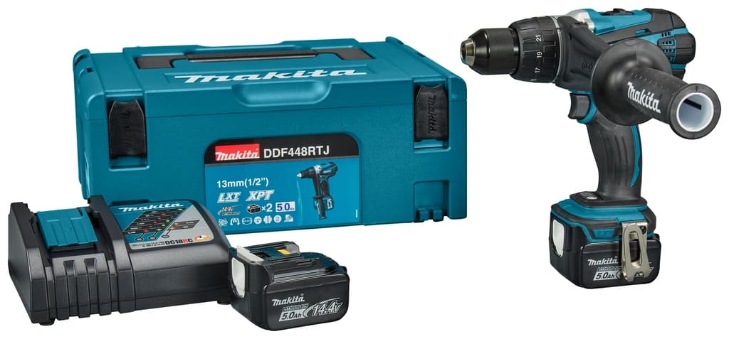 DDF448RTJ Bohrmaschine 14,4 Volt 5,0 AH Li-Ion