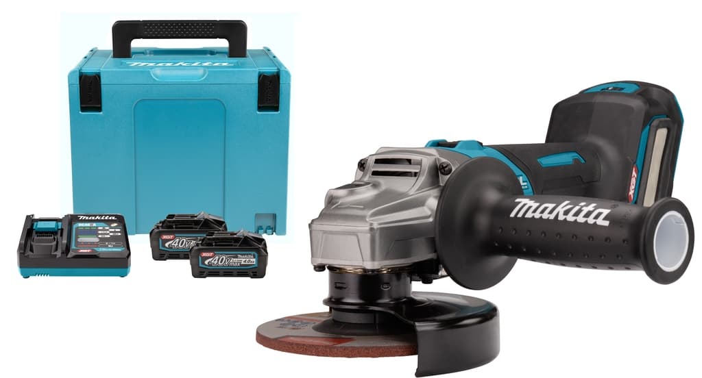 GA026GM201 Winkelschleifer mit AWS 125 mm 40 Volt 4.0 Ah Li-Ion