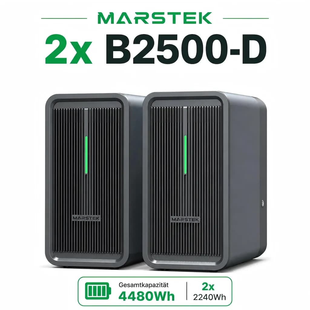 Marstek Saturn B2500-D Balkonkraftwerk-Speicher, 2er-Set (4,48 kWh)