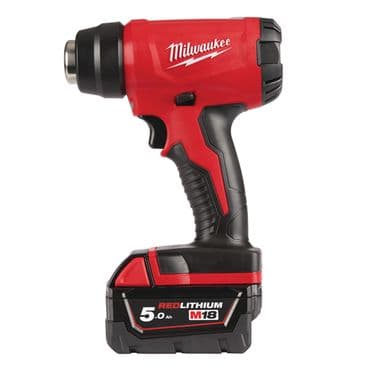 Milwaukee M18BHG-502C BTY.HEATGUN IN2, 2x 5,0 Ah Akkus, Lader