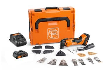 Fein Akku MULTIMASTER AMM 500 Plus Top 2.0 Ah AS, 2x4,0 Ah + Zubehör in L-BOXX