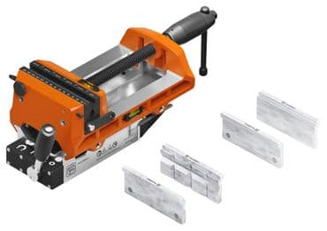 Fein Magnetschraubstock SET VersaMAG VISE 160L + Schutzbacken Set Prisma + Blank VERSAMAG L