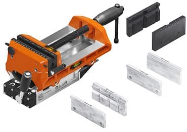 Fein Magnetschraubstock SET VersaMAG VISE 160L + Schutzbacken Set Prisma + Blank + Erhöhungsbacken 80 mm