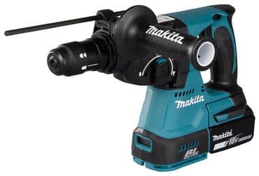 Makita Akku-Kombihammer DHR243RT3J, 18V 3x 5,0 Ah, und Ladegerät im MAKPAC