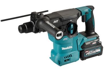 Makita Akku-Kombihammer SDS-PLUS HR008GM202, 40V mit Absaugung 2x4,0 Ah und Ladegerät im Koffer