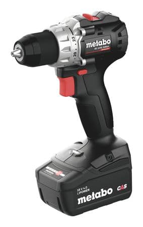 Metabo Akku-Bohrschrauber BS 18 BL Edition, 1x 4,0 Ah und Ladegerät SC 36 im Karton