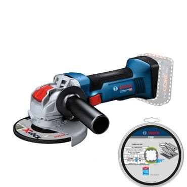 Bosch Akku-Winkelschleifer 18V GWX 18V-8 125 mm Solo im Karton &amp;amp; Trennscheiben