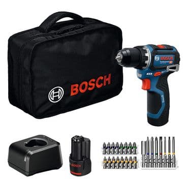 Bosch Akku-Bohrschrauber GSR 12V-32, 2x 2.0Ah und Ladegerät in Werkzeugtasche